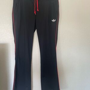 Adidas Women’s Black Joggers w/ Pink Trim